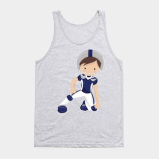 American Football, Rugby, Cute Boy, Brown Hair Tank Top